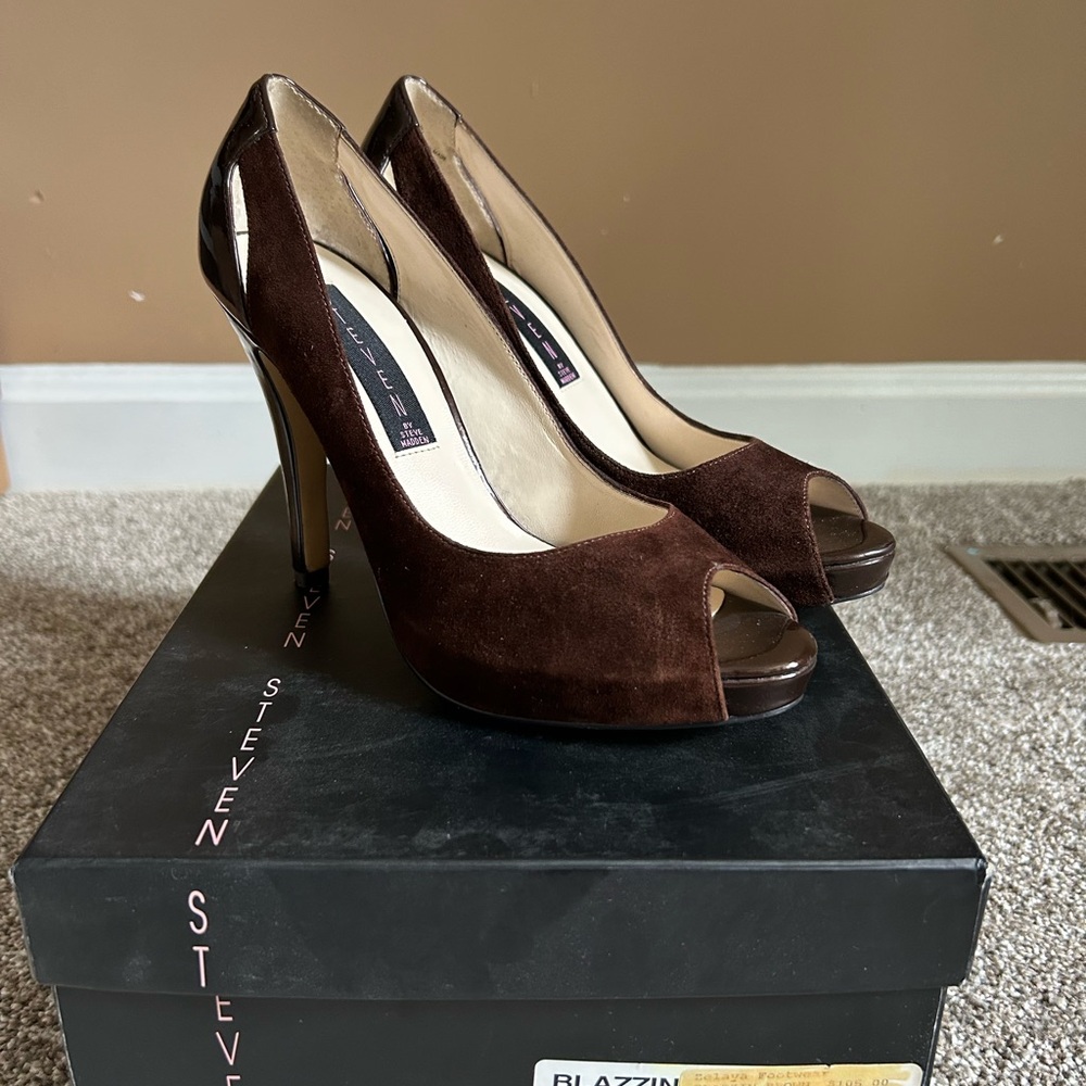 Steven by Steve Madden Suede Heels